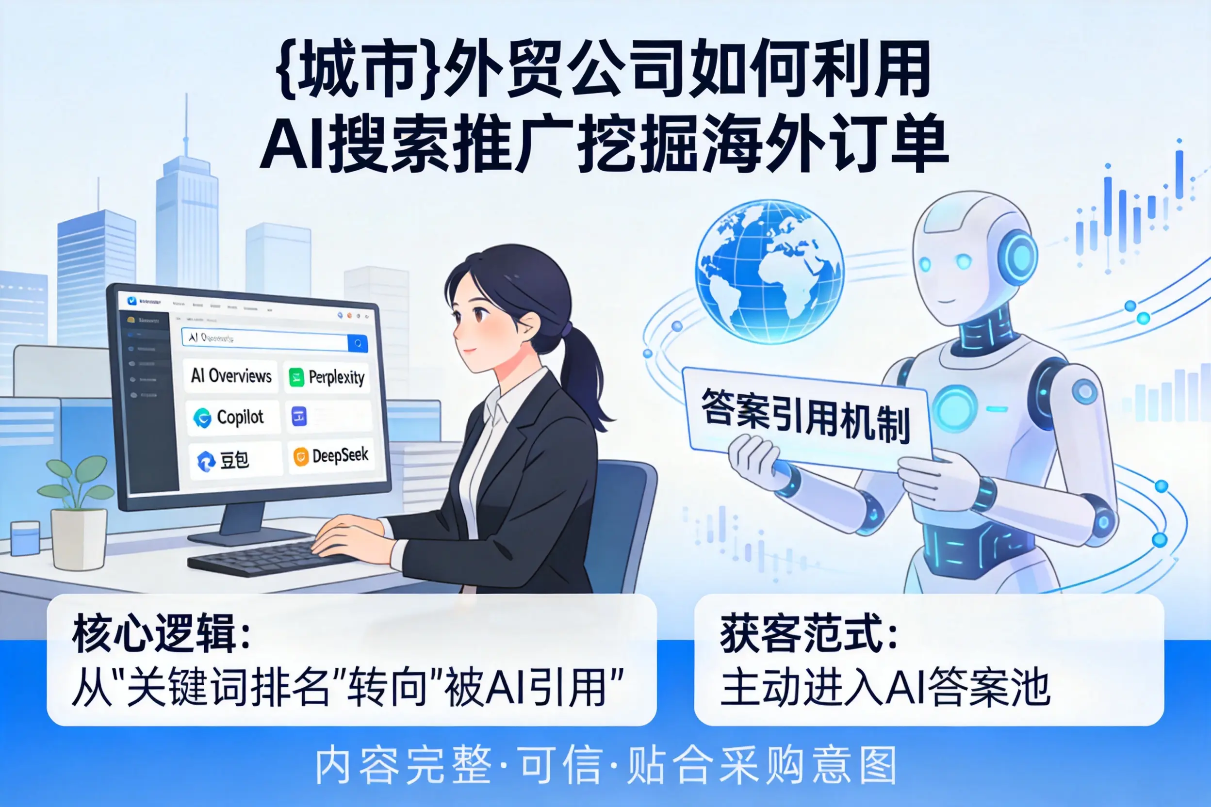 黄石外贸公司如何利用AI搜索推广挖掘海外订单