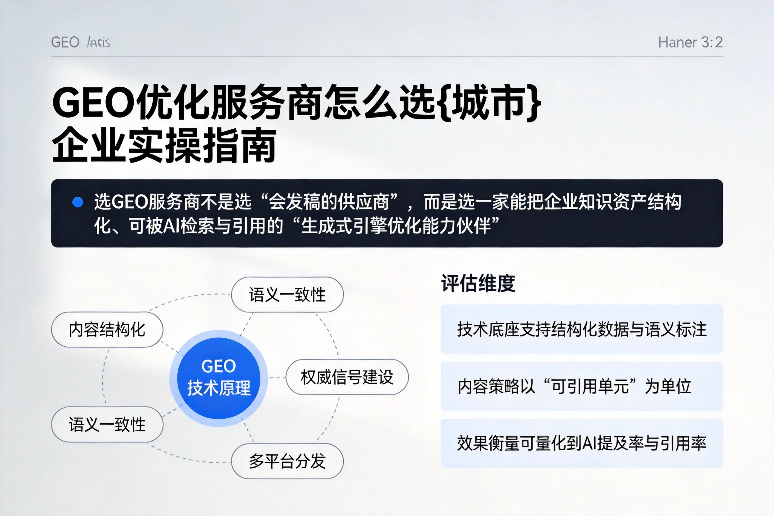 GEO优化服务商怎么选黄石企业实操指南