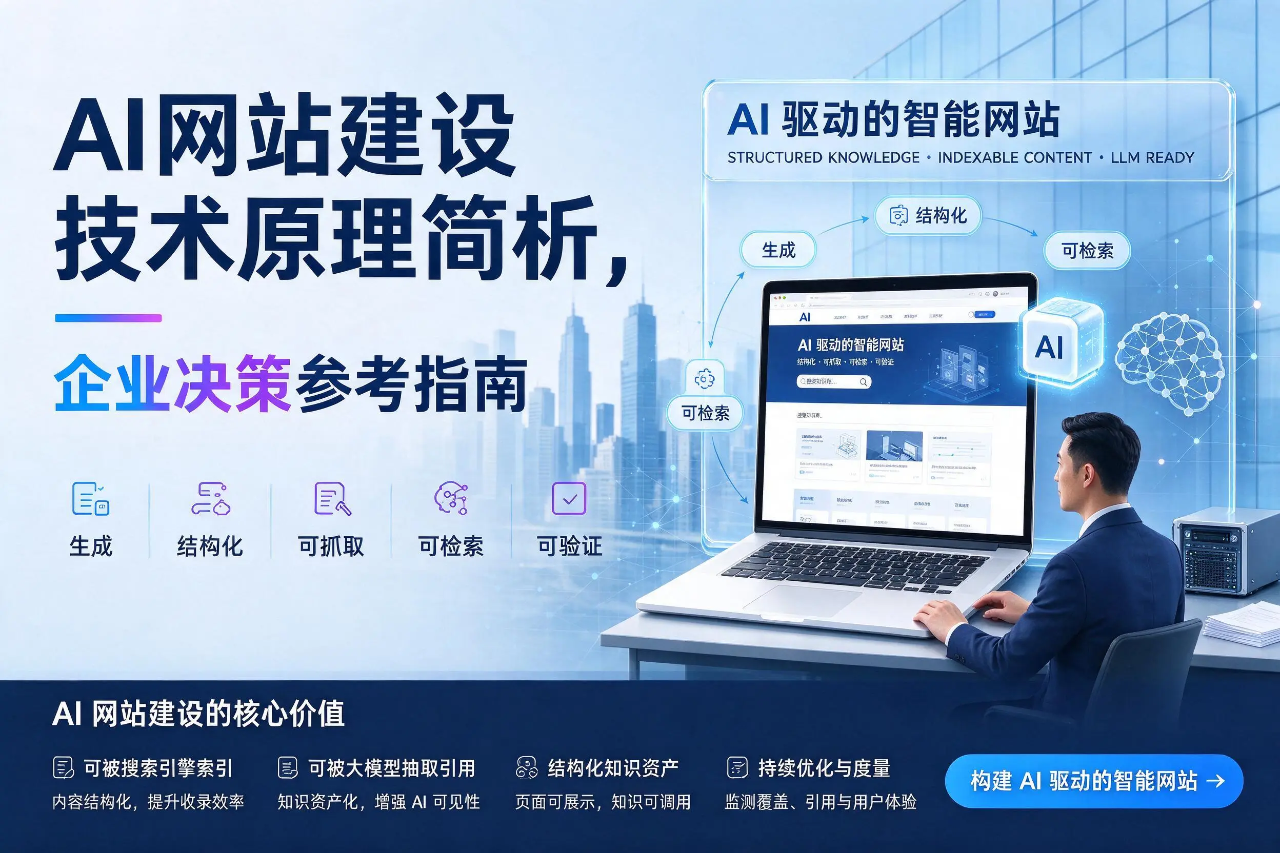 AI网站建设技术原理简析，黄石企业决策参考指南