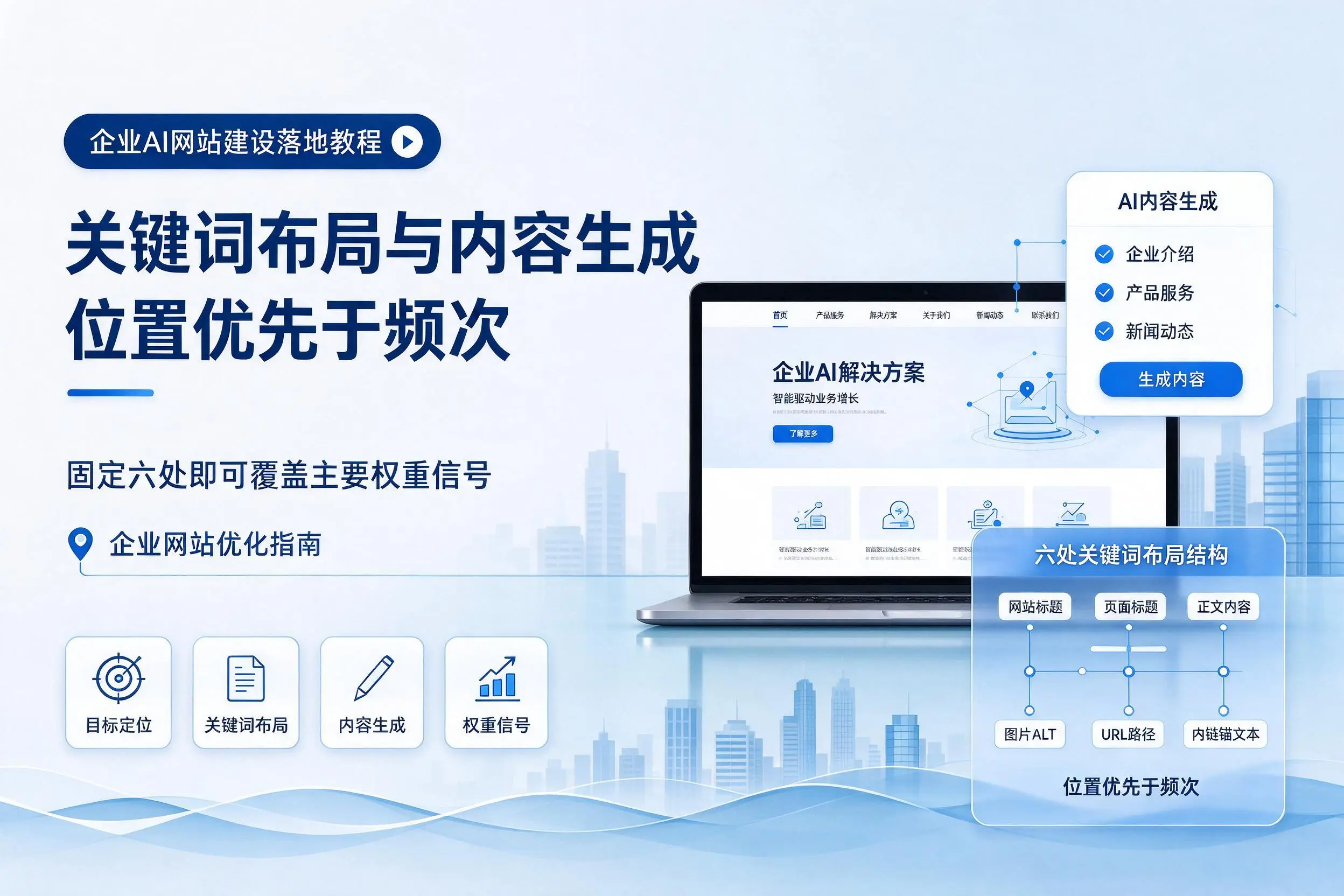黄石企业AI网站建设落地教程：关键词布局与内容生成